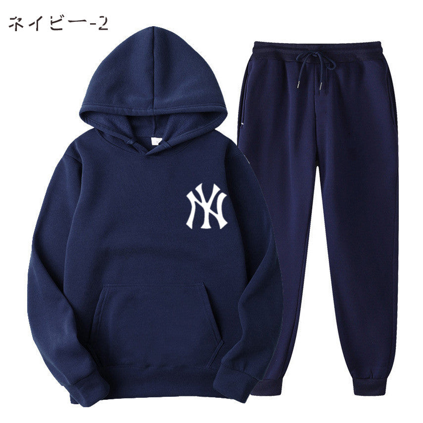 【Set】男女兼用フーディー + パンツ セットアップ W13639