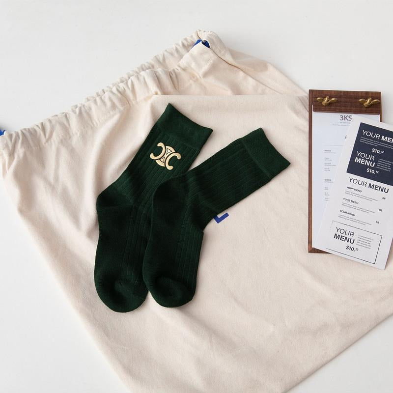 【雑貨】6色展開靴下 W13665