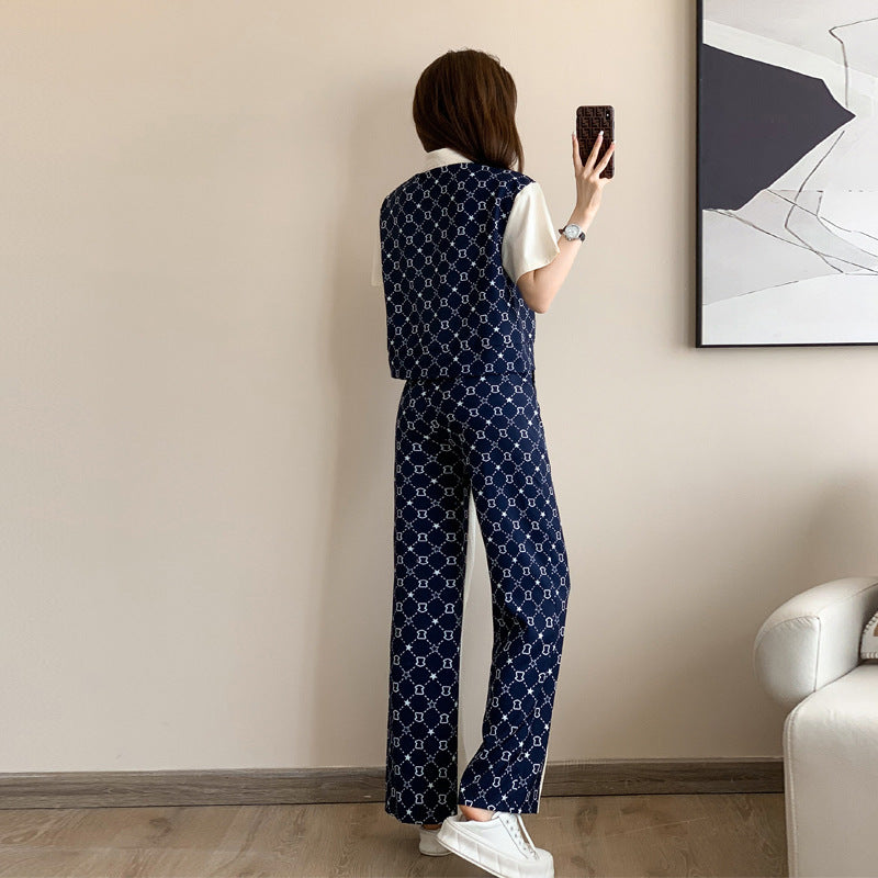 【Set】セットアップ ポロシャツ + パンツ Z6753