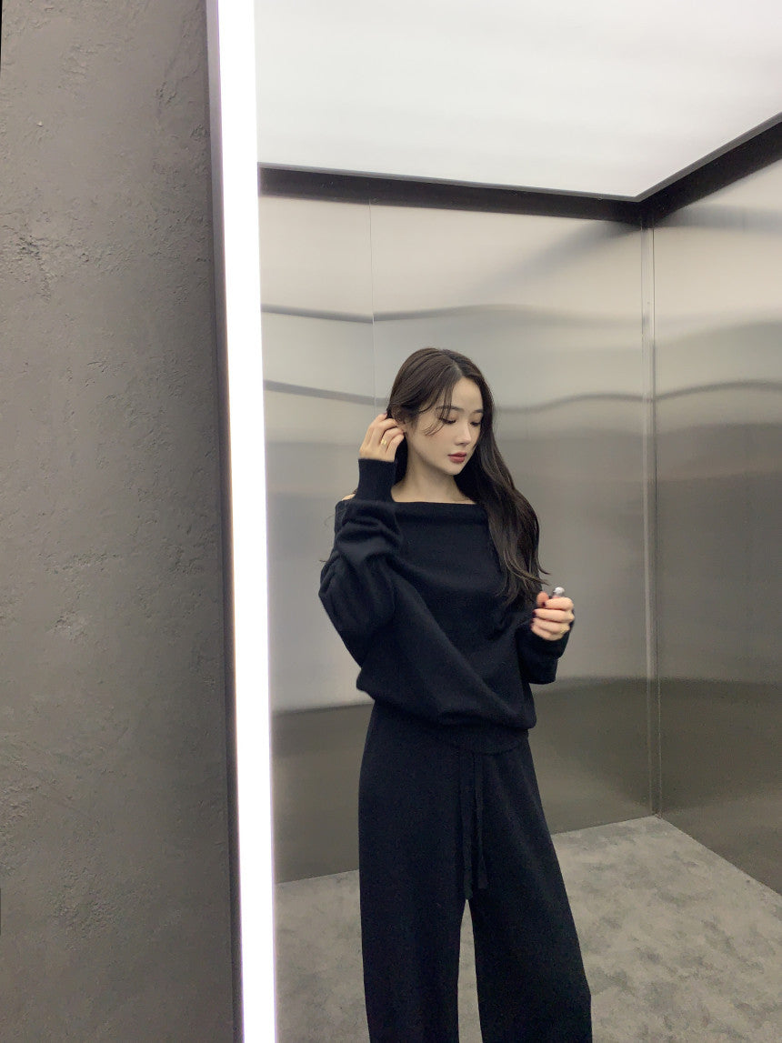 【Set】セーター+パンツ セット Z7762