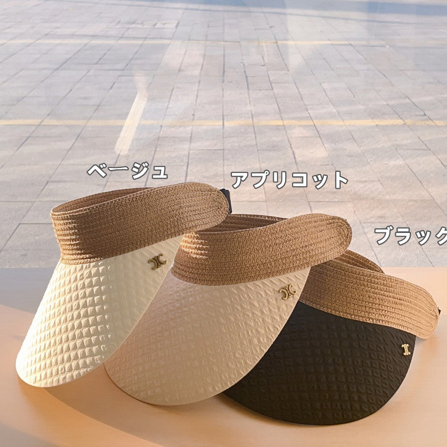 【雑貨】新入荷~紫外線対策UVカット帽子 W11246