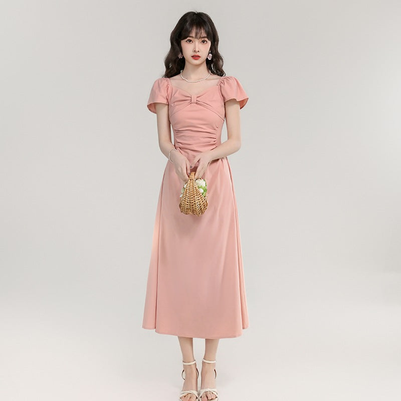 【Dress】夏ぴったり4色ワンピース T01610