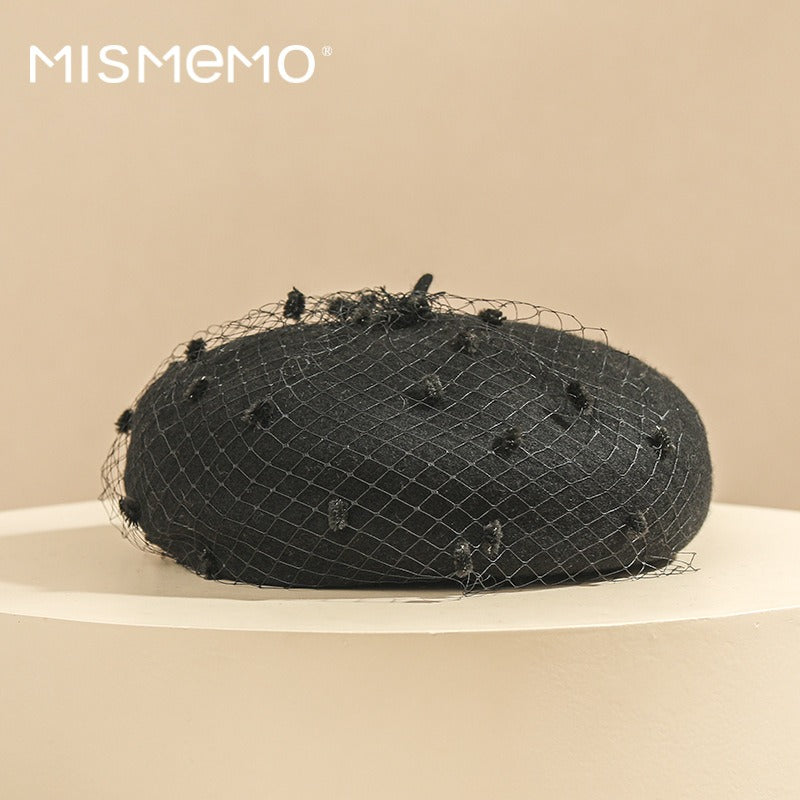 【雑貨】3色選択可エレガントベレー帽 W14338