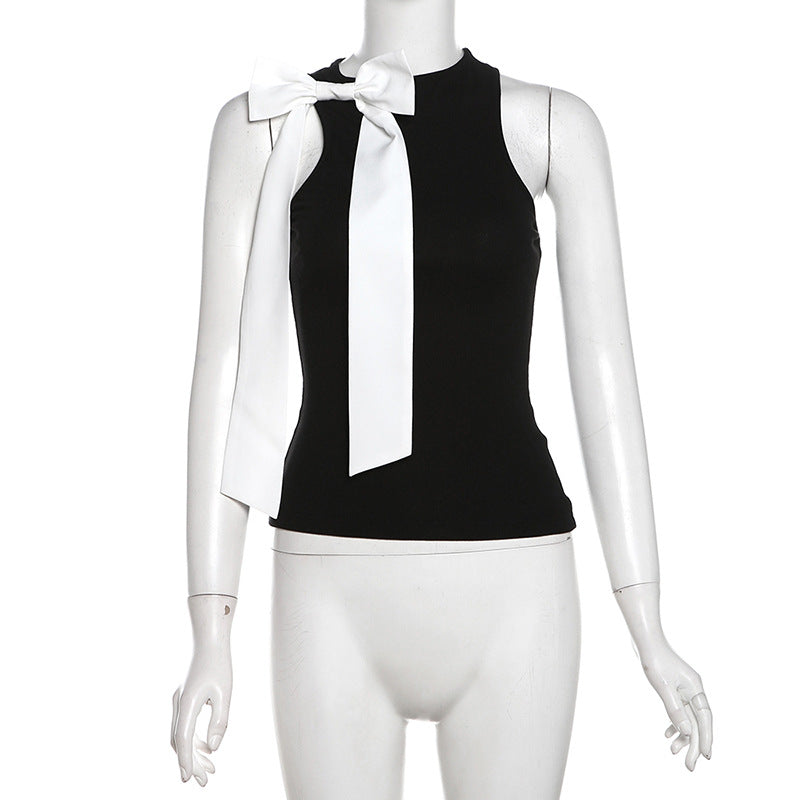【Tops】リボンタンクトップ W12039