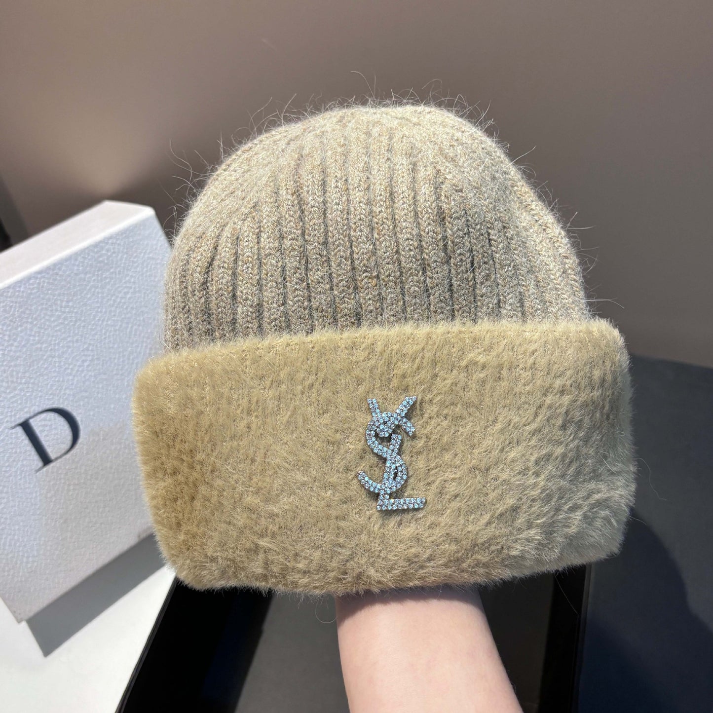 【雑貨】キラキラ秋冬帽子 Z8063