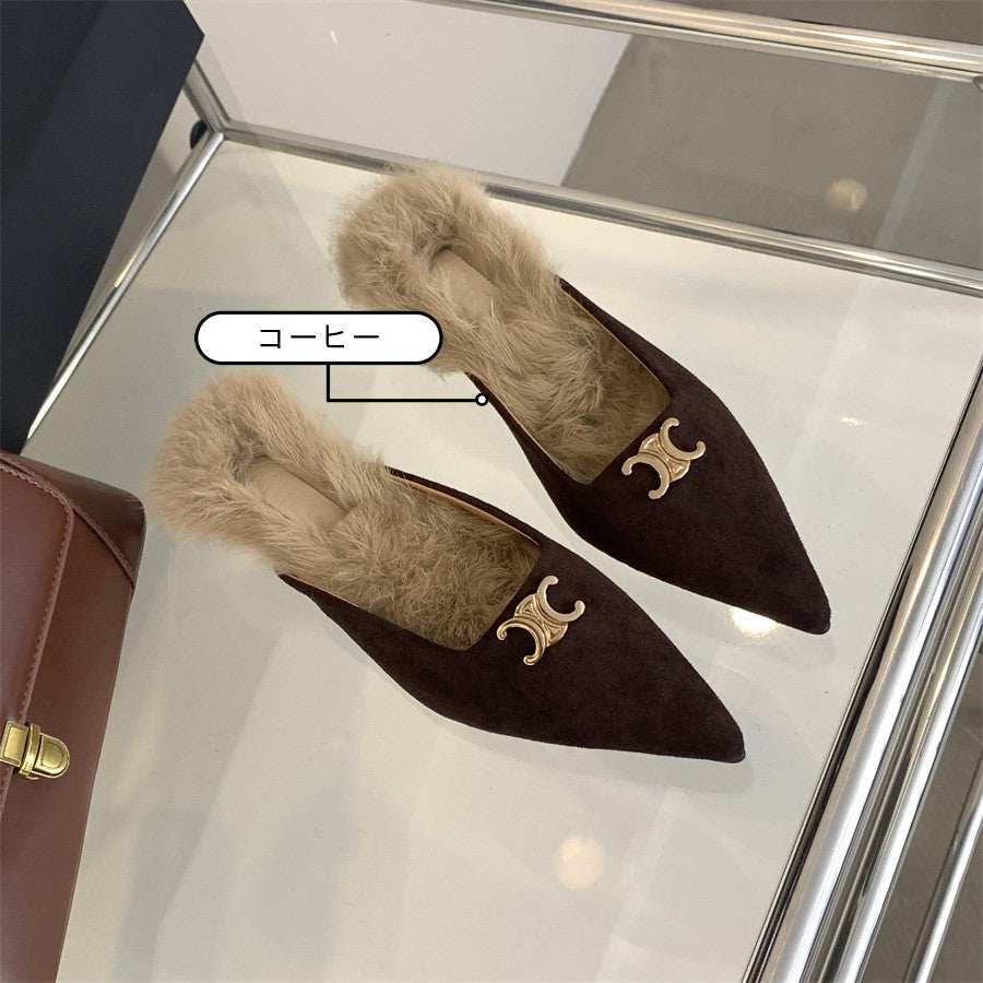 【Shoes】2タイプファースリッパ Z8132