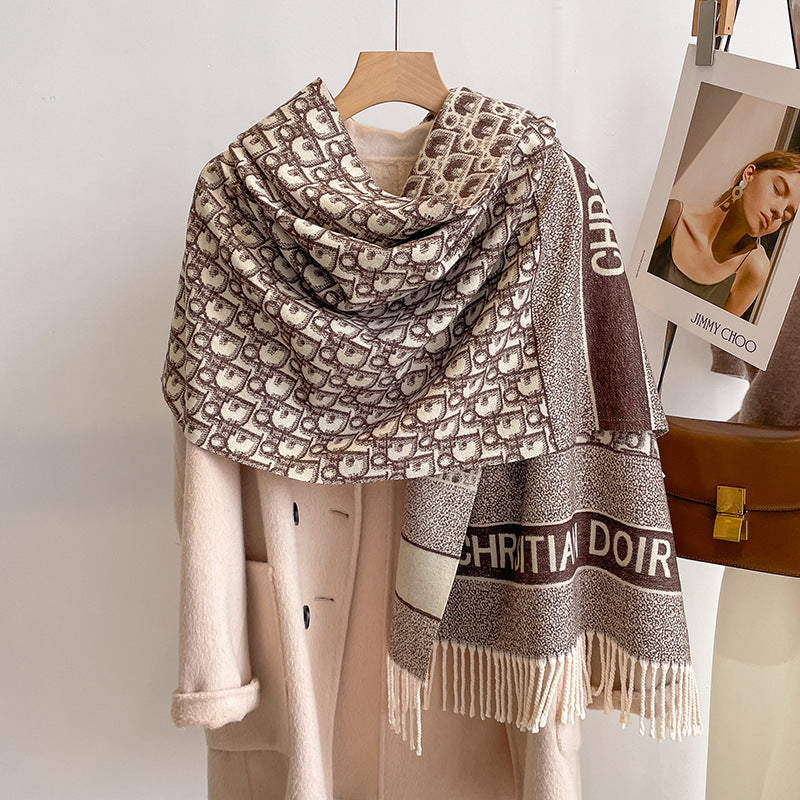 【雑貨】フレンチ人気マフラー Z8053