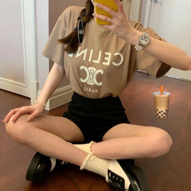 【Tops】カジュアルTシャツ W12526