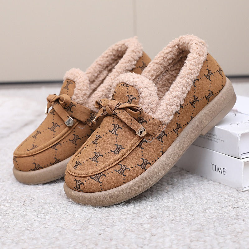 【Shoes】2色選択可フラットシューズ W14197