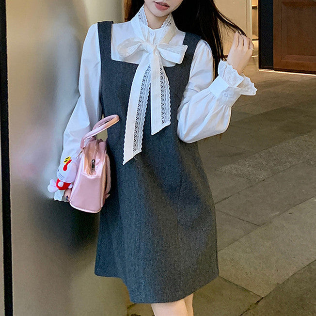 【Set】シャツ×ワンピース2点セット W9931