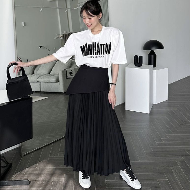 【Bottoms】3色展開ファースカート W13573