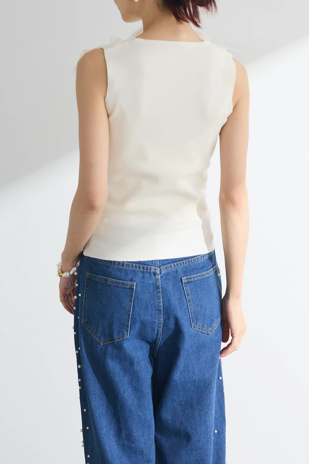 【Tops】Vネックニットトップス T01685