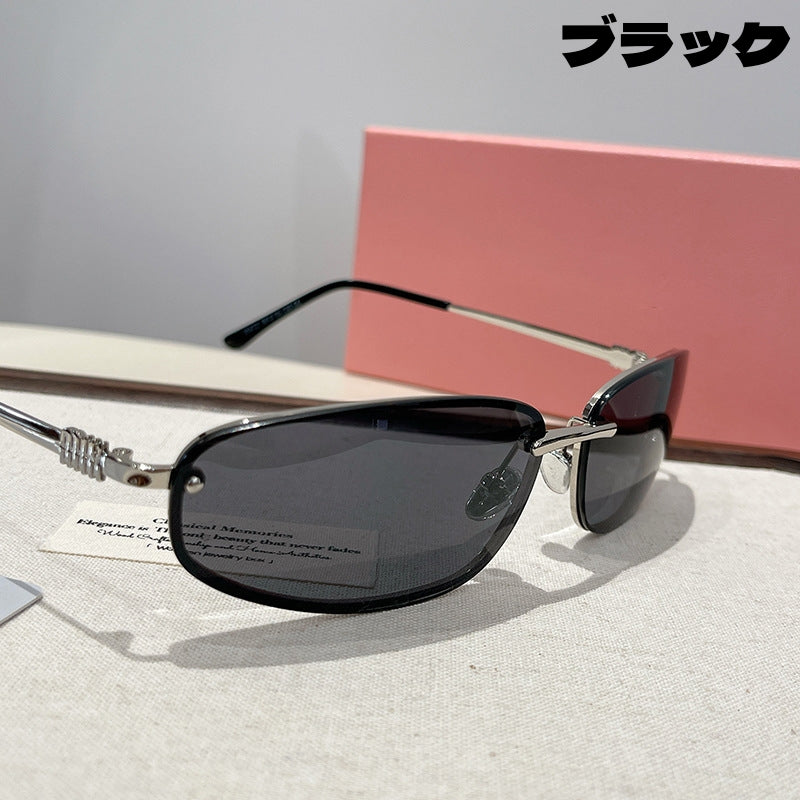 【雑貨】おしゃれメタルフレームギャルサングラス T01789
