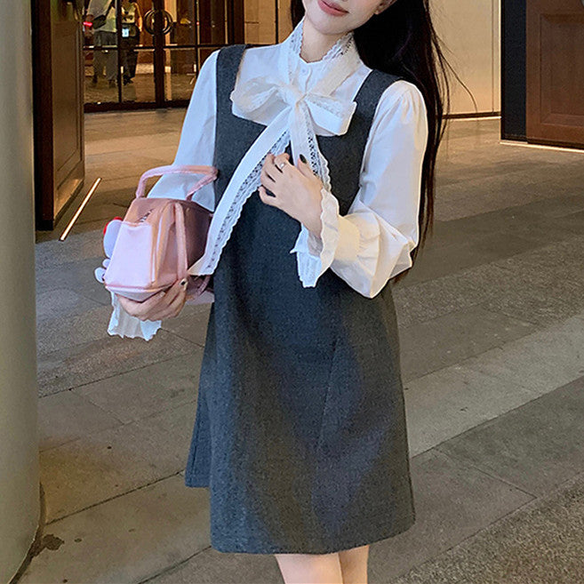 【Set】シャツ×ワンピース2点セット W9931