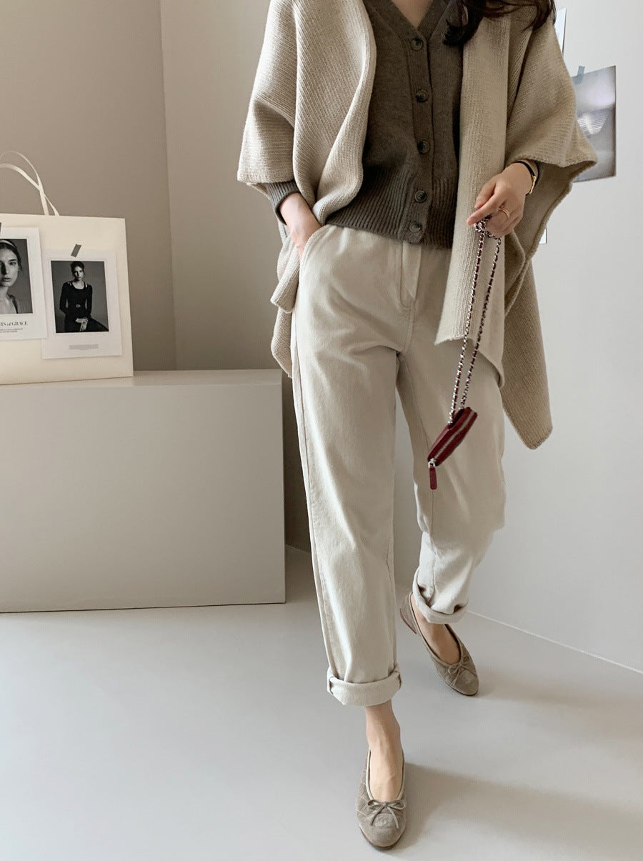 【Outer】無地ニットポレロ Z7518