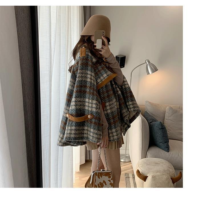 【Outer】冬温かい厚手ボレロコート W14539