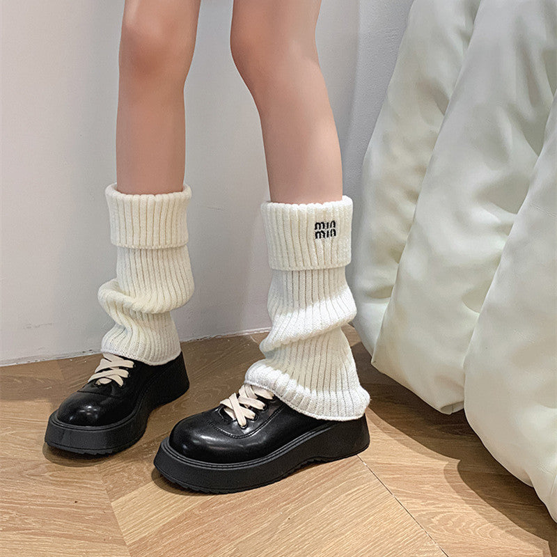 【雑貨】ニット長い靴下 W14498