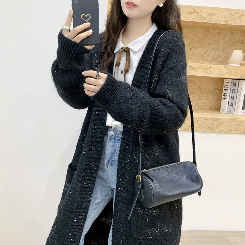 【Outer】ロング丈カーディガン W14435
