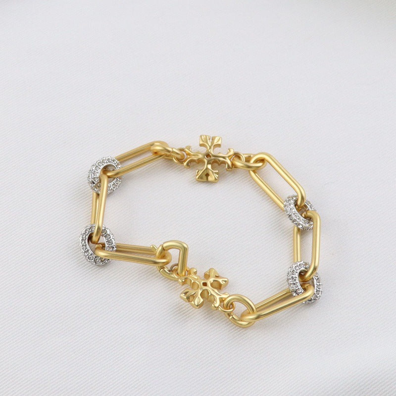 【雑貨】切り替えデザインネックレス/ブレスレット T01167