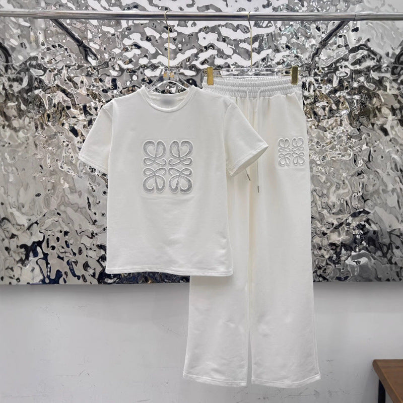 【Set】春夏新作Tシャツ+パンツ2点セット T01539