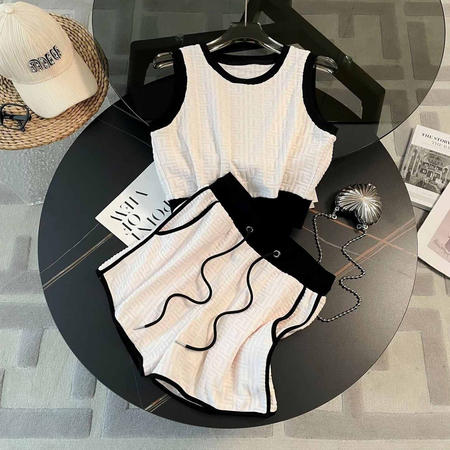 【Set】3Dエンボス2点セット W12260