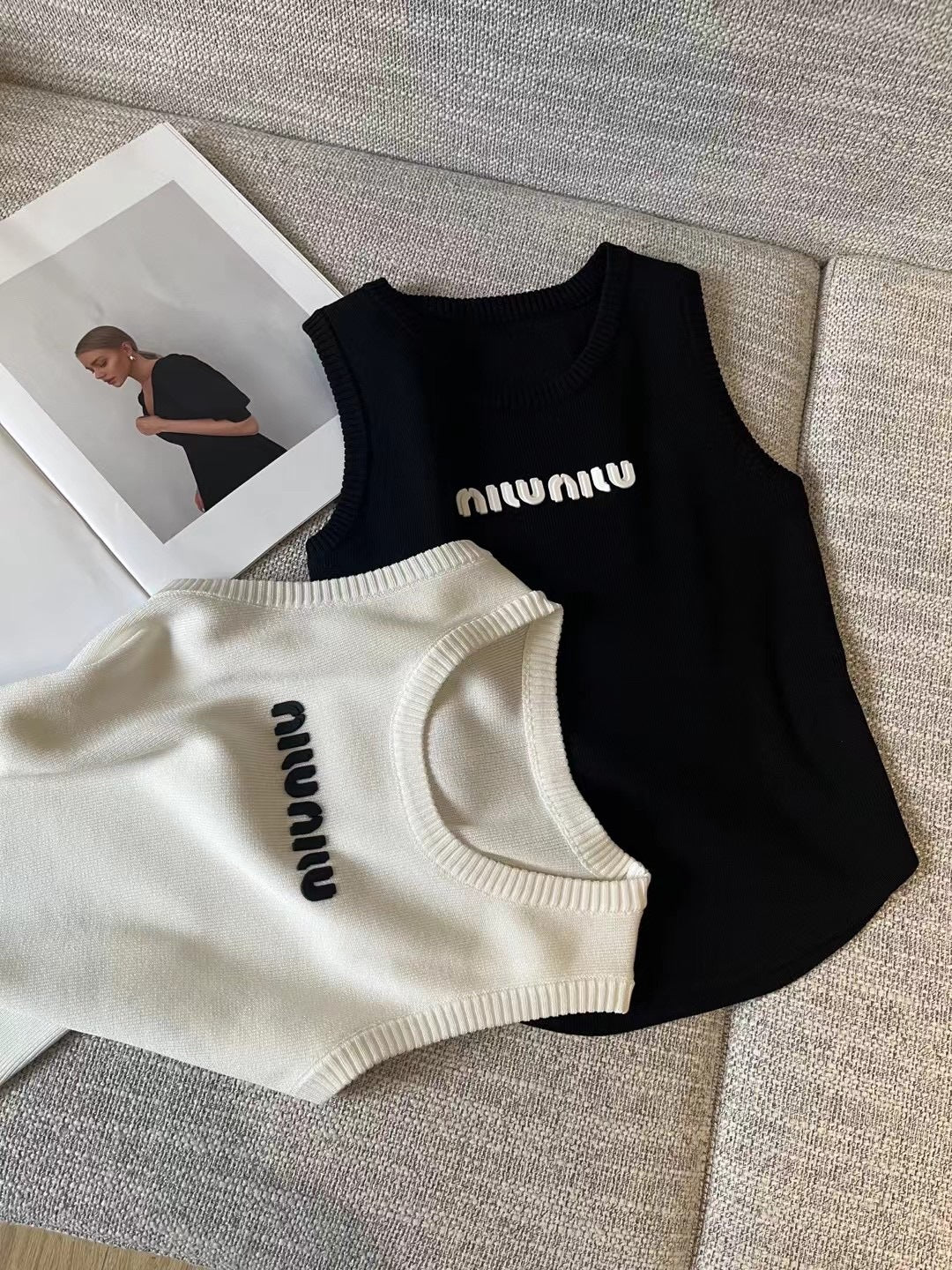 【Tops】シンプルタンクトップ W12432