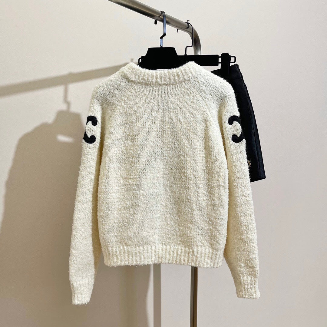 【Outer】ロゴ刺繍カーディガン Z-6475