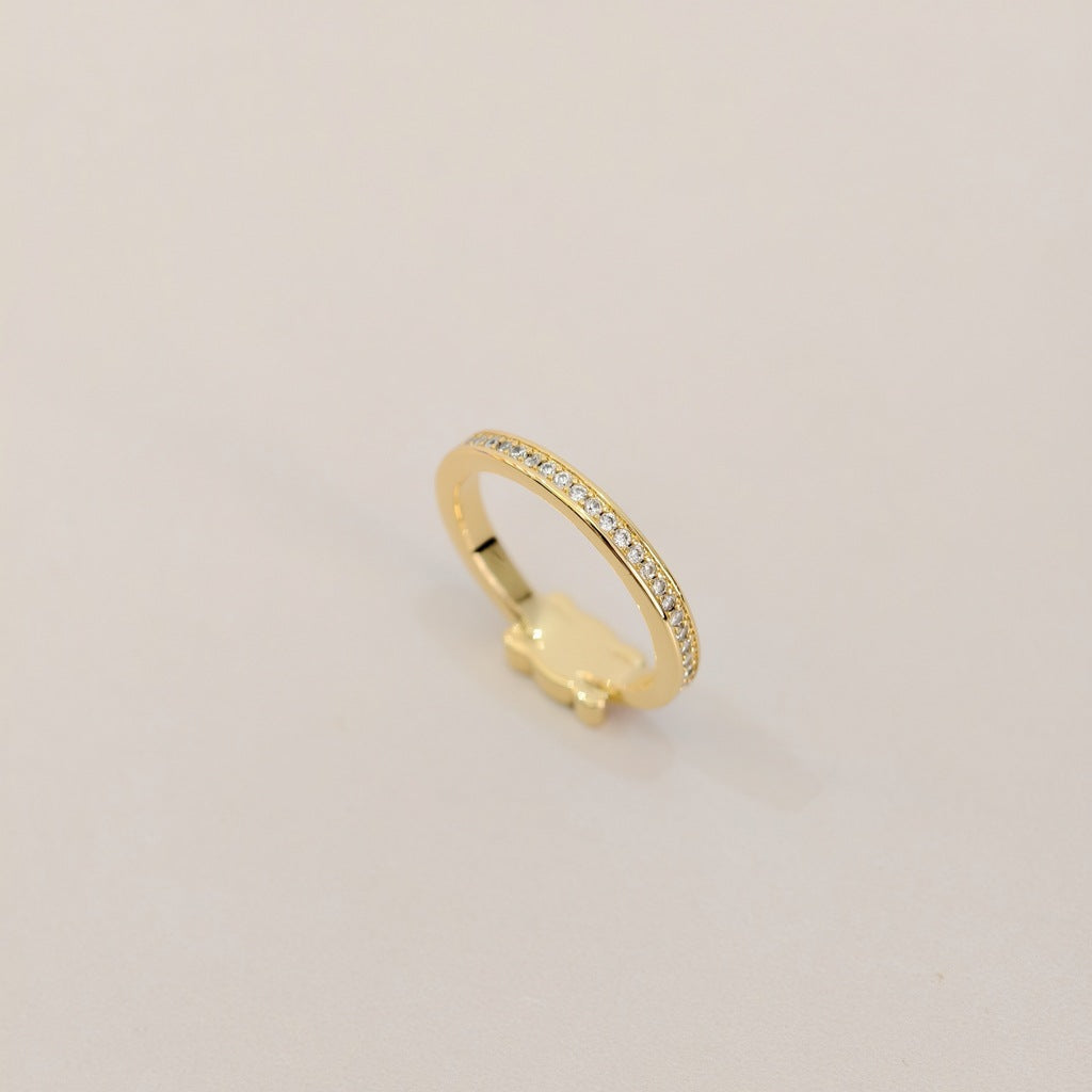 【雑貨】高級感ダイヤモンド指輪 T01243