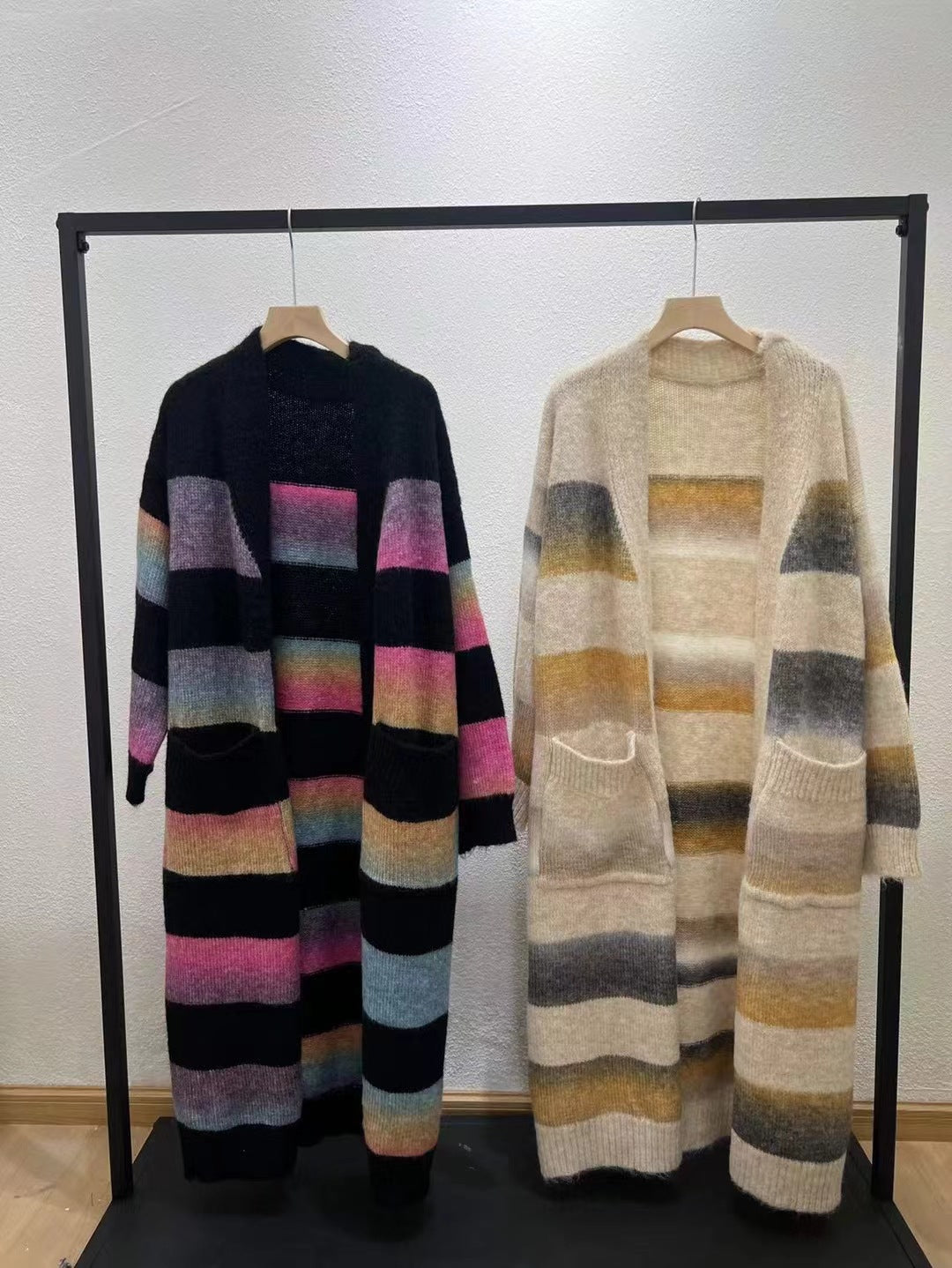 【Outer】ロング丈カーディガン W13719