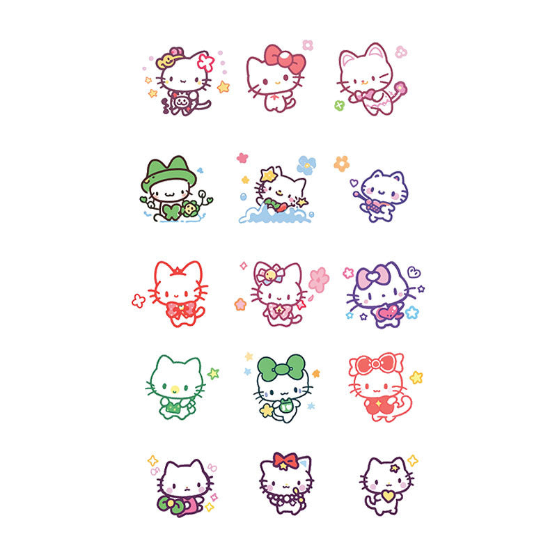 【雑貨】可愛いタトゥーステッカー 1シート Z7373