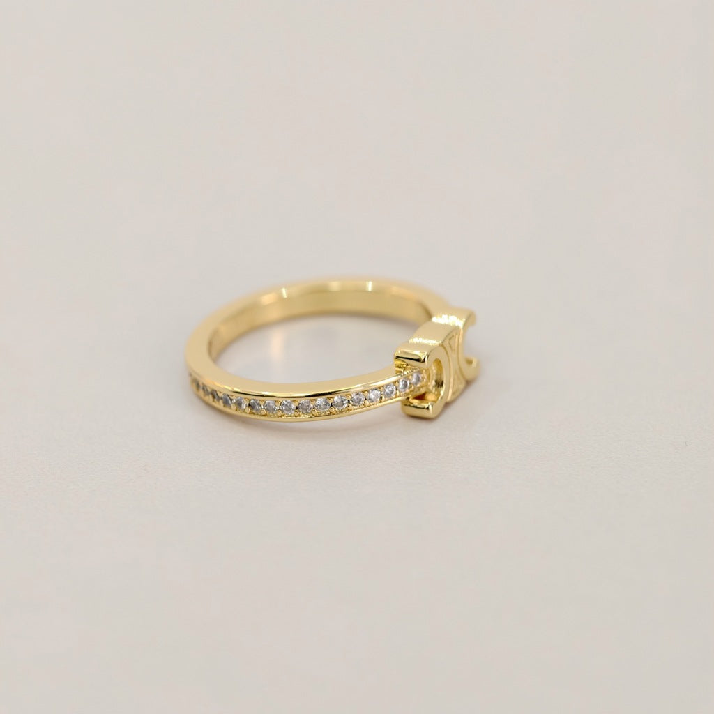 【雑貨】高級感ダイヤモンド指輪 T01243