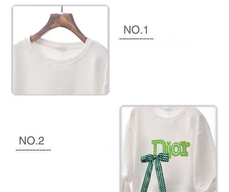 【Tops】2色選択可Tシャツ W12107