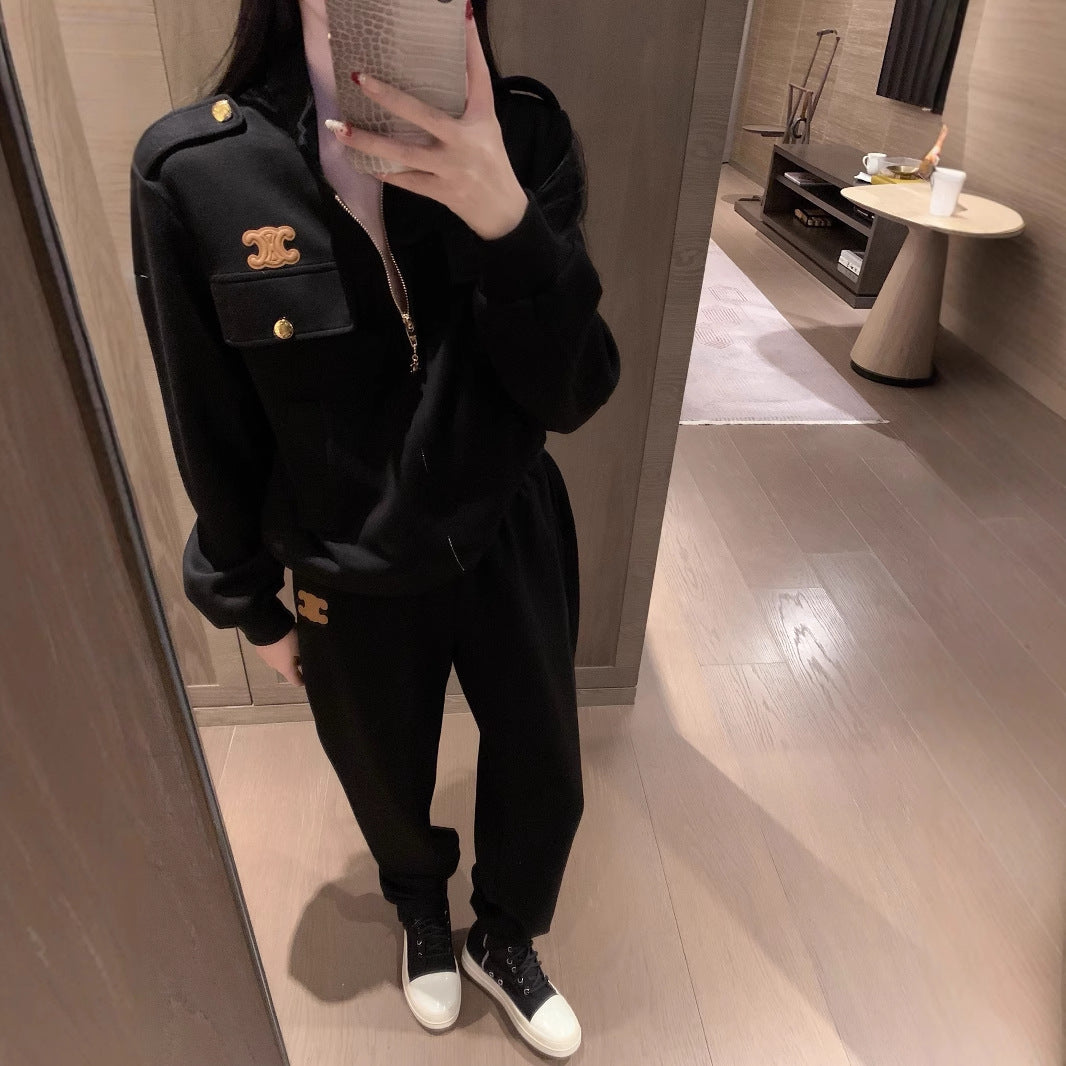 【Set】パーカー + パンツ2点セット T01248