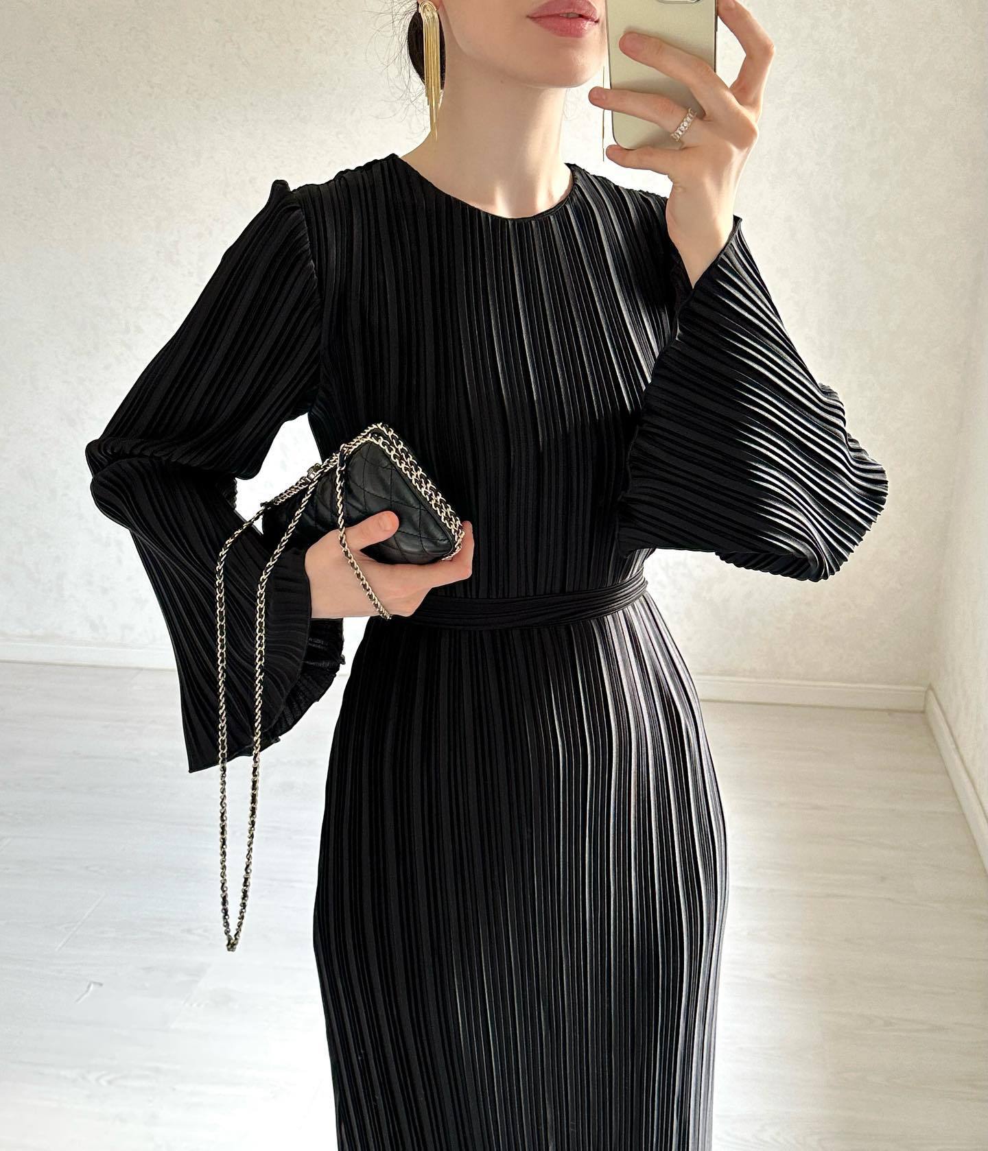 【Dress】プリーツドレス W13266