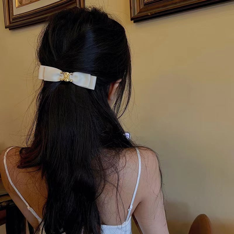 【雑貨】リボンヘアピン W11896