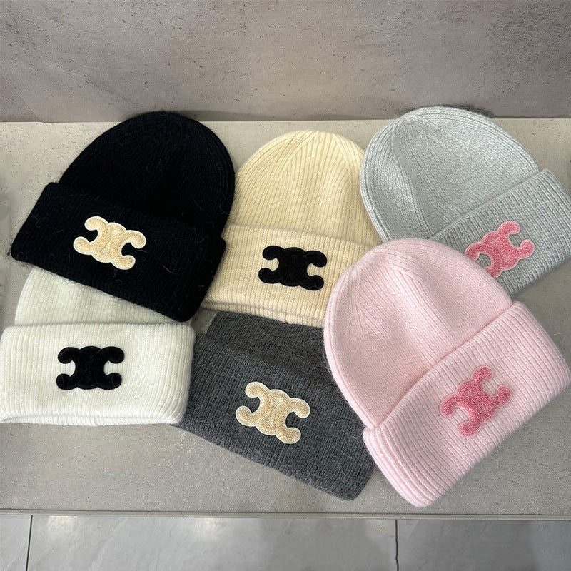 【雑貨】人気ニット帽子6色展開 Z7655