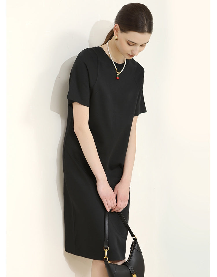 【Dress】ラウンドネックドレス T01664