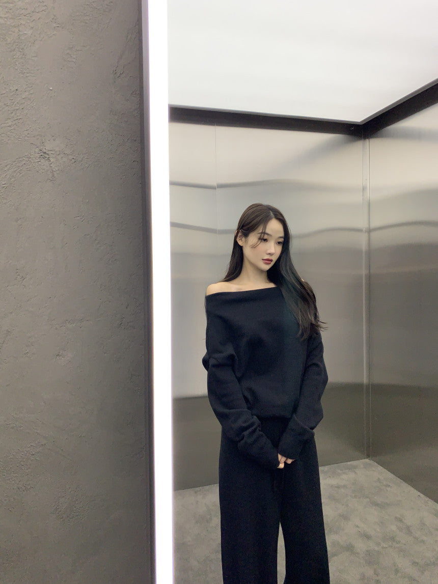 【Set】セーター+パンツ セット Z7762