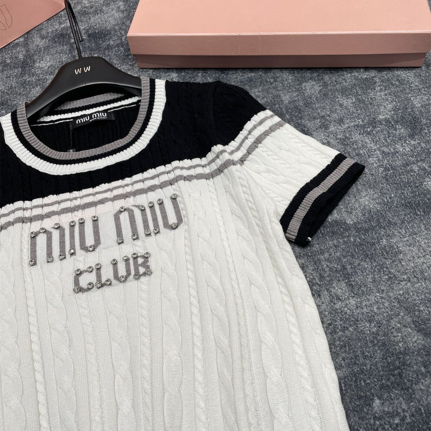 【Tops】半袖ニット W11921