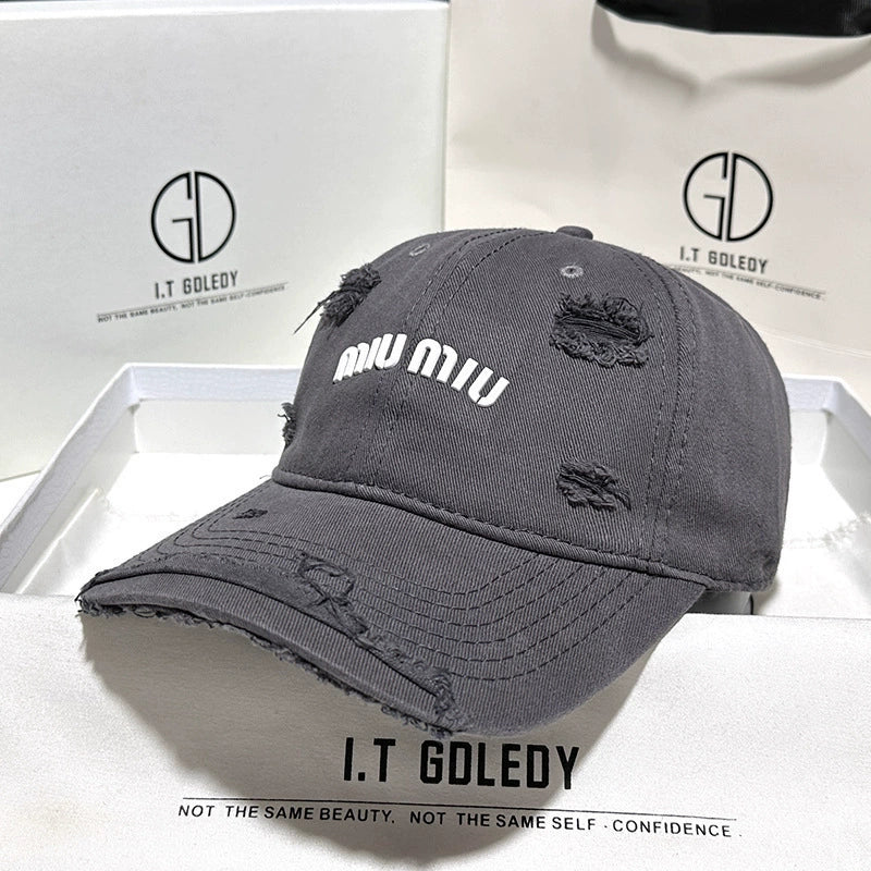 【雑貨】ダメージ加工ボールキャップ T01463