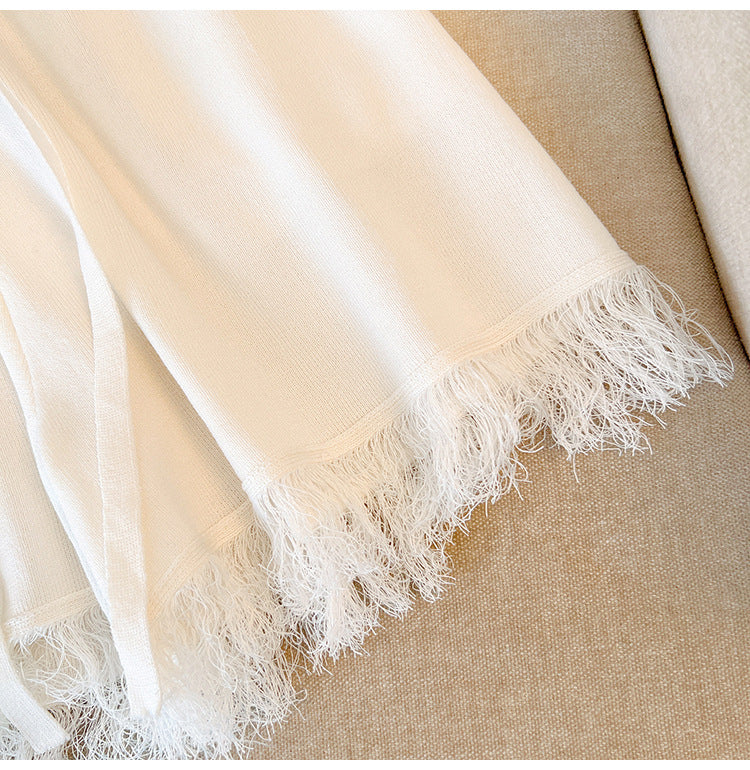 【Set】タッセルニット2点セット W11791