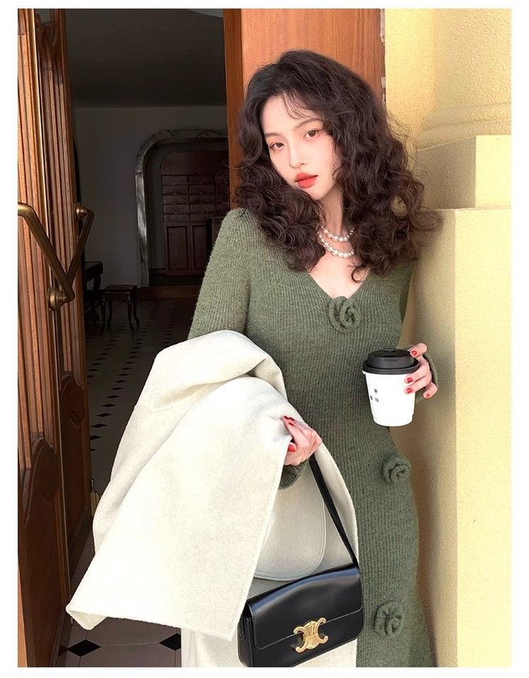 【Dress】フラワーワンピース W14748