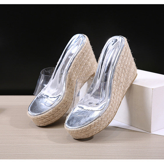 【Shoes】厚底スリッパ W12013