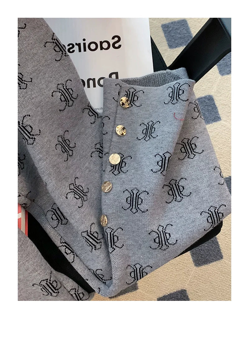 【Bottoms】ジャカードニットパンツ W9869