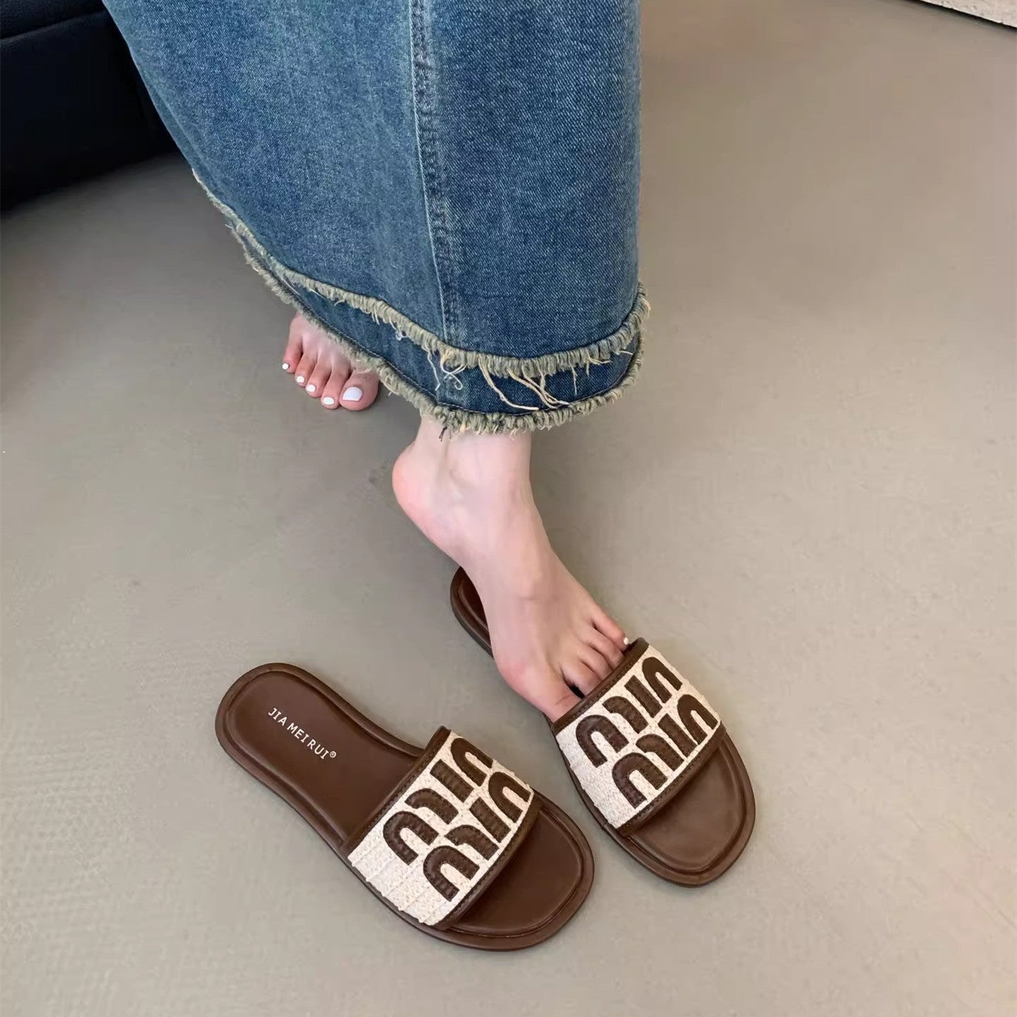 【Shoes】サンダル滑り止めスリッパ W12360