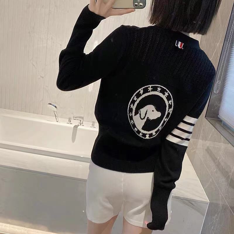 【Outer】Vネックカーディガン W13694