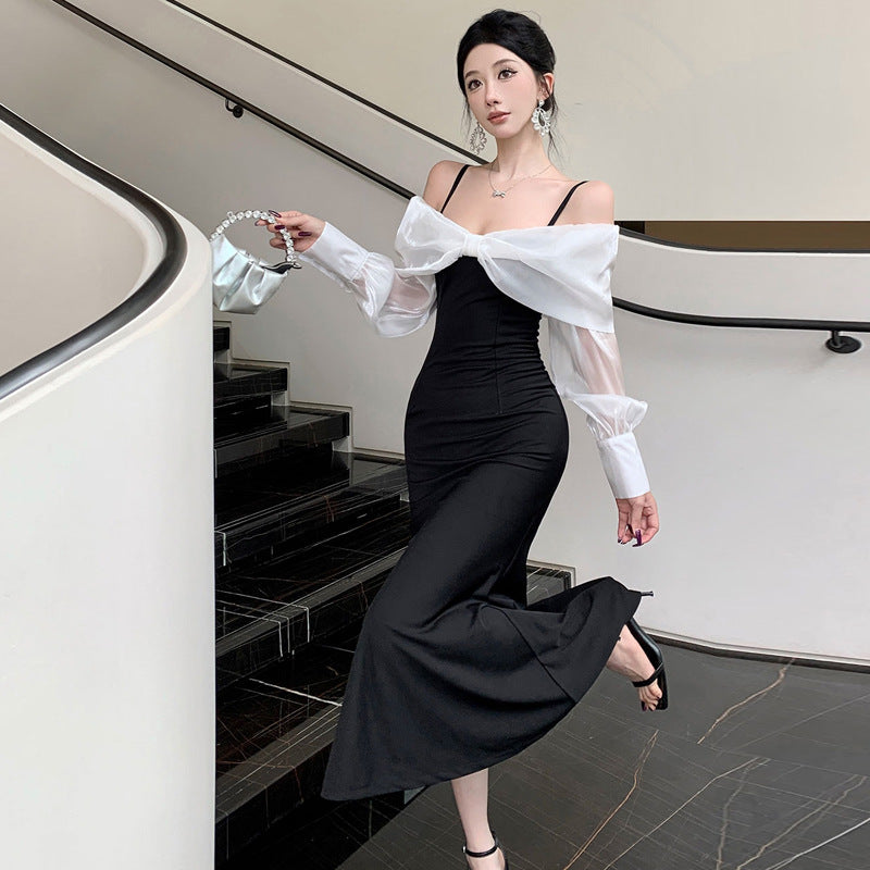 【Dress】ワンショルダーワンピース Z8364