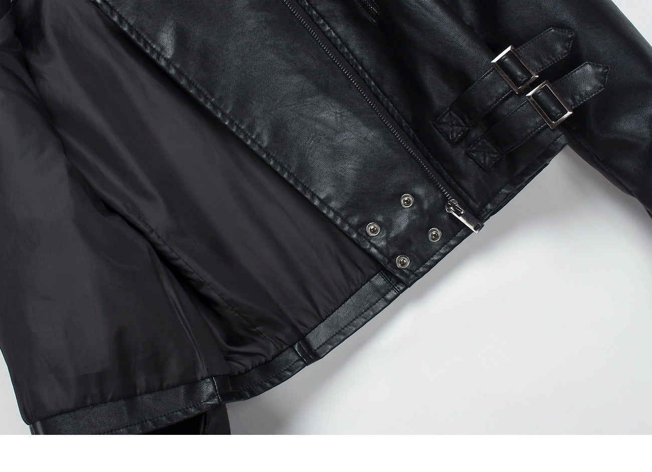 【Outer】ショート丈PUジャケット W9199