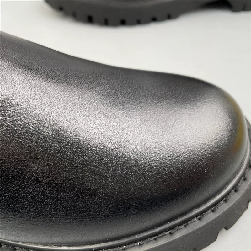 【Shoes】ジャカードロングブーツ W9906