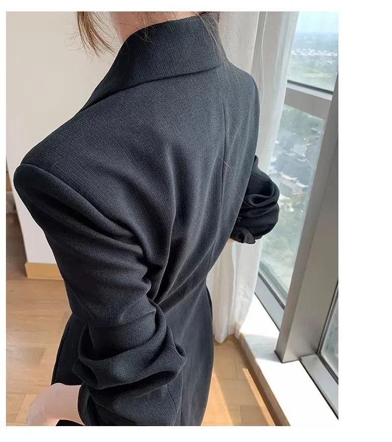 【Dress】春秋スーツワンピース W13810